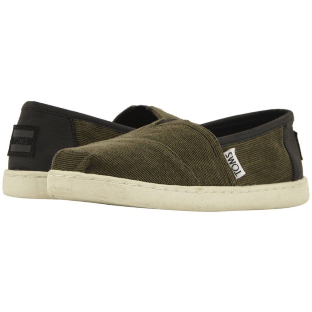 New Olive Corduroy TOMS